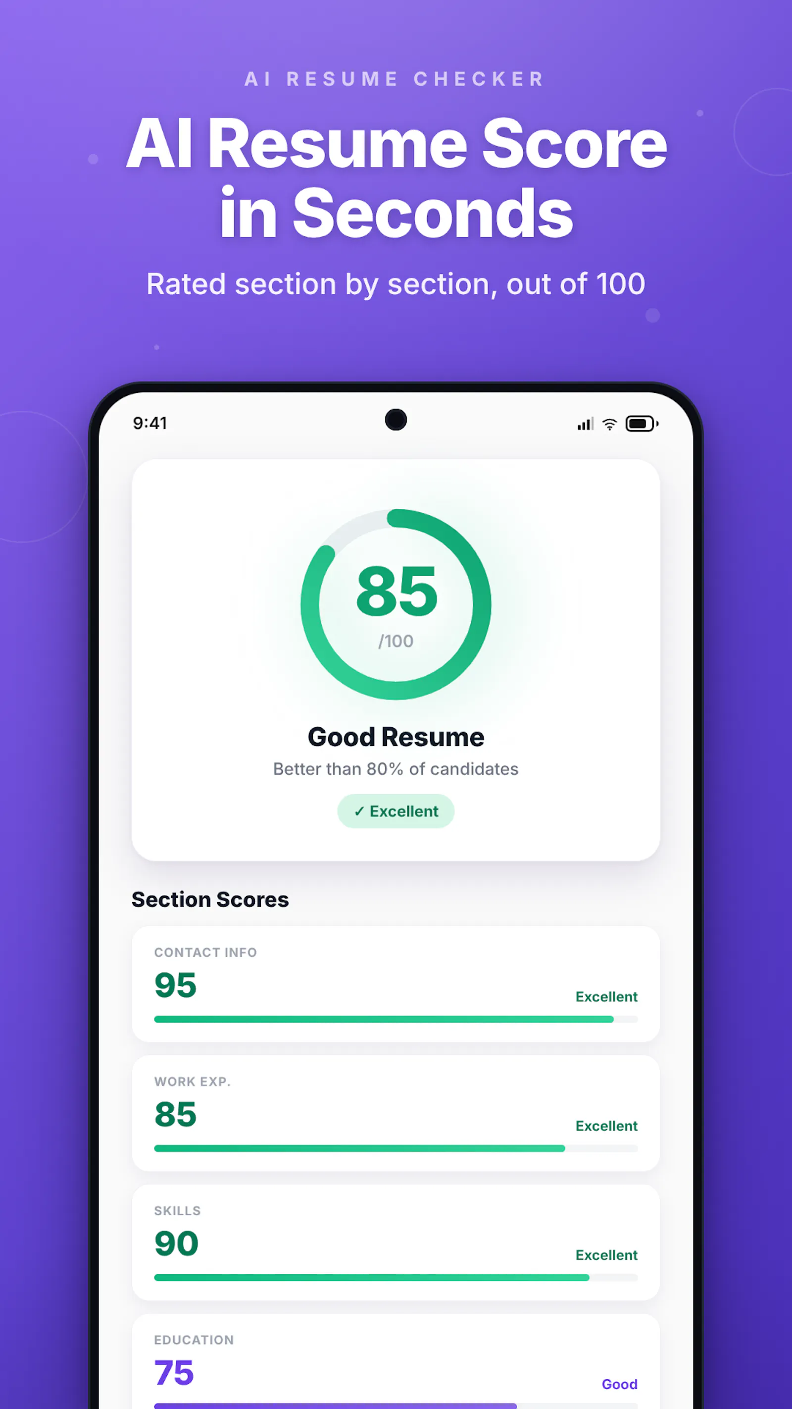 AI Resume Checker: Beat ATS screenshot 1