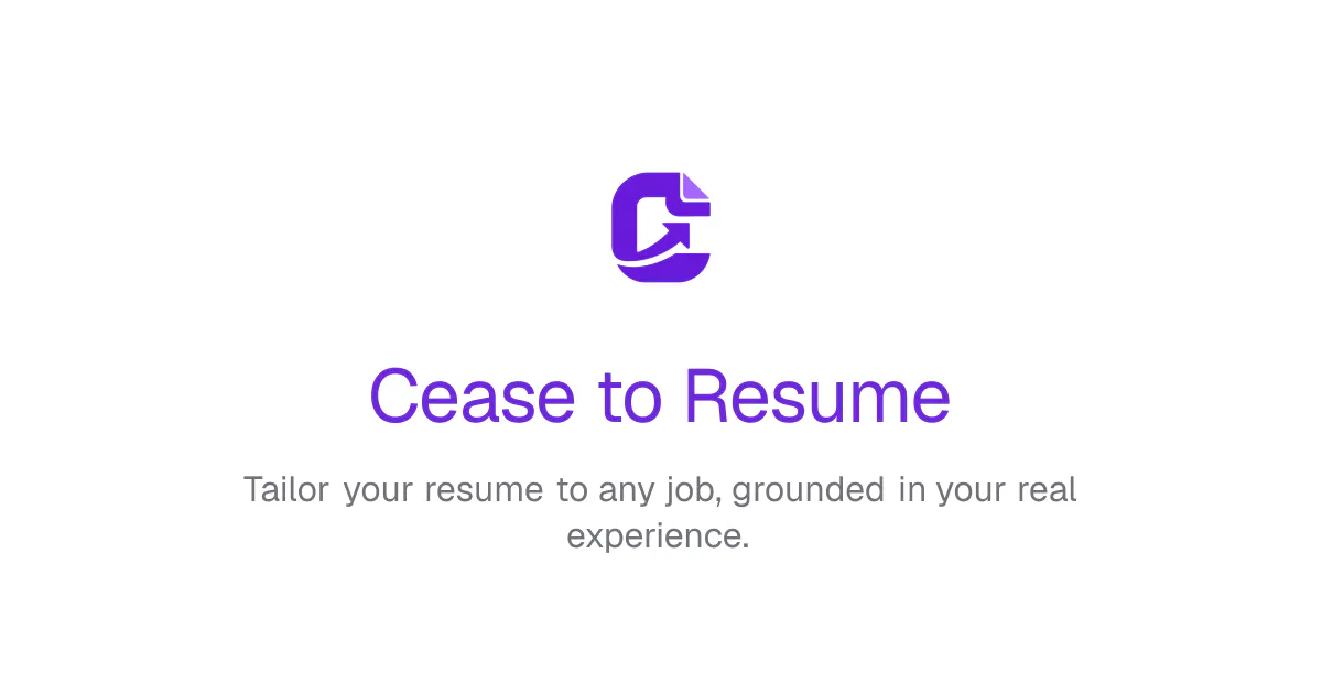 Cease to Resume gallery image