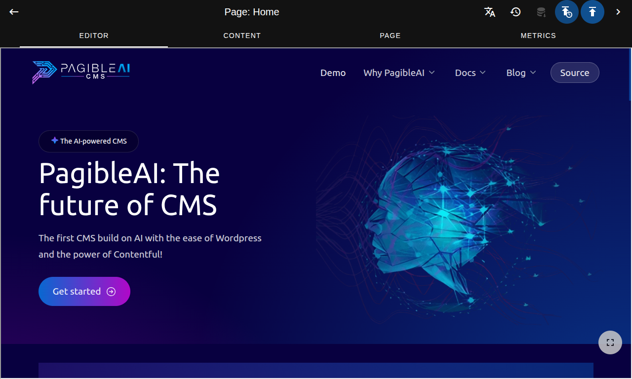 PagibleAI CMS gallery image