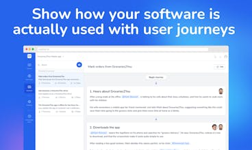 Illustration de Userdoc en tant que solution complète pour garantir le succès des projets logiciels grâce à une navigation efficace et à une technologie puissante d&rsquo;IA.