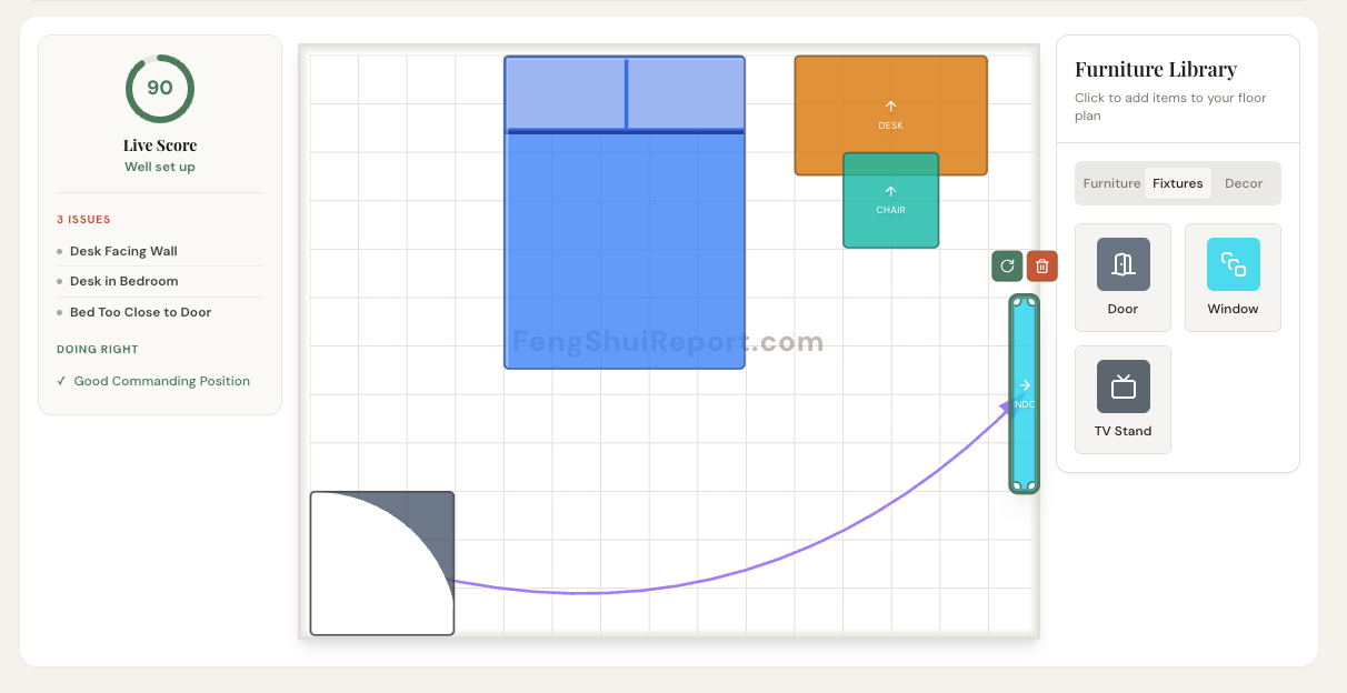 FengShuiReport - Screenshot 3 showing product features and functionality