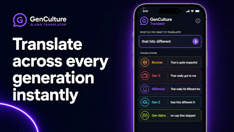 GenCulture: Slang Translator screenshot 5