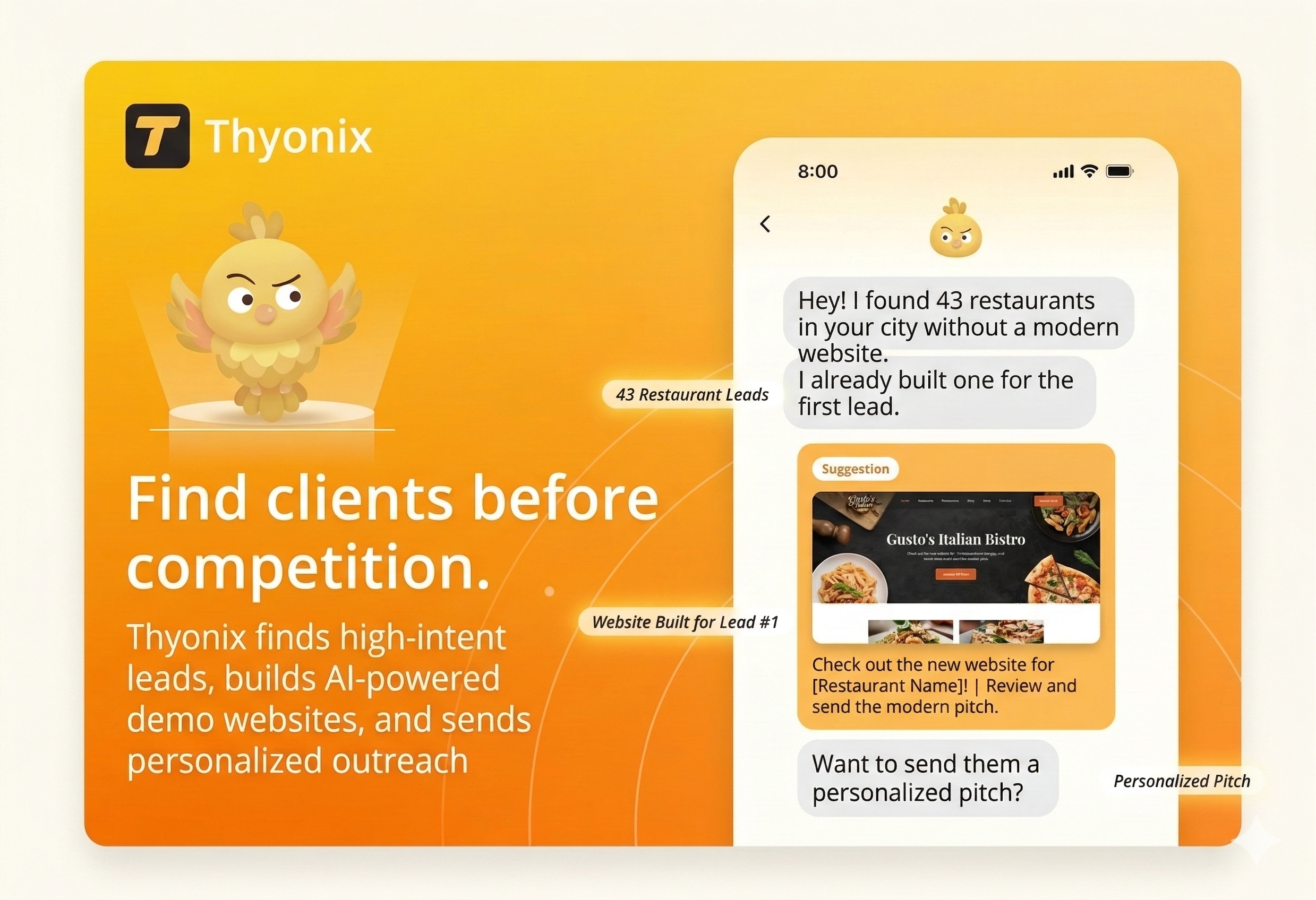 Thyonix - Main product screenshot demonstrating key features and user interface