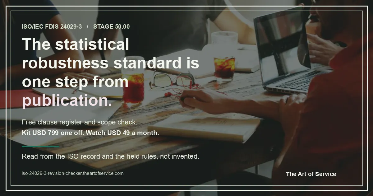 ISO 24029-3 Revision Checker gallery image