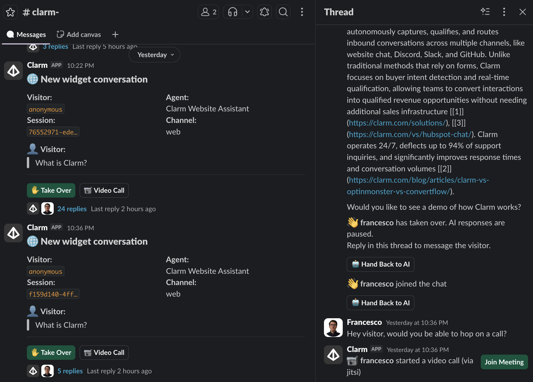 Clarm: AI Inbound Conversion Engine gallery image