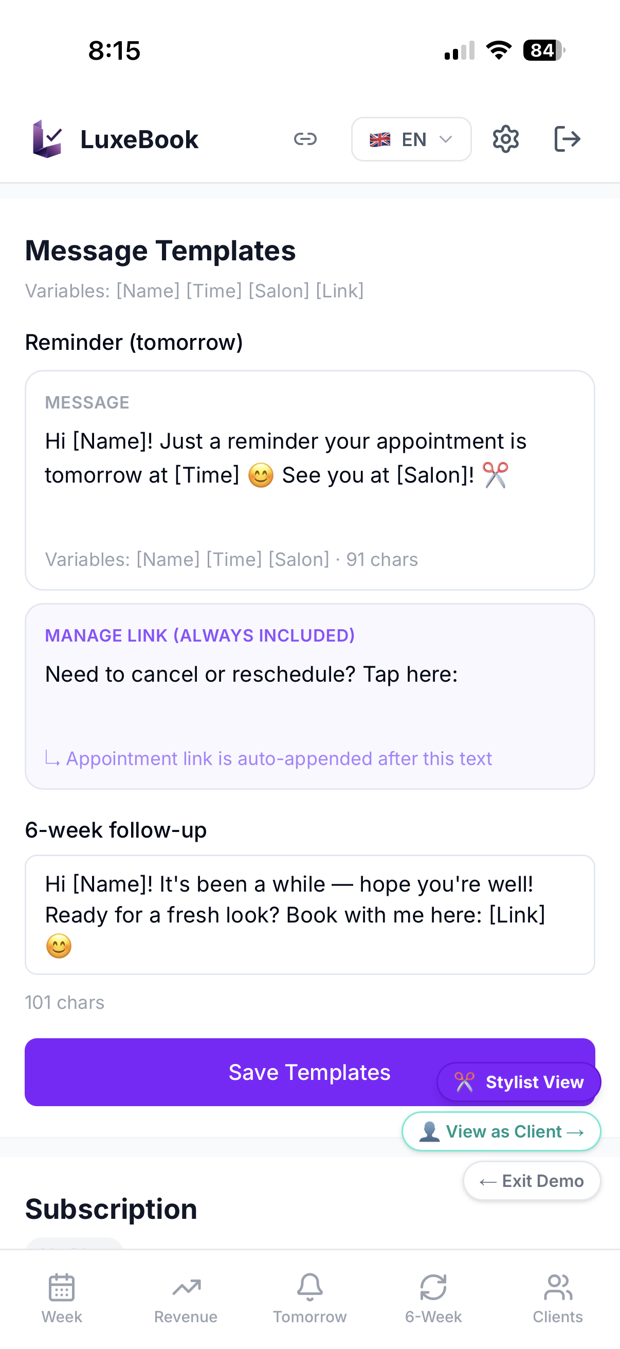 Luxebook.app gallery image