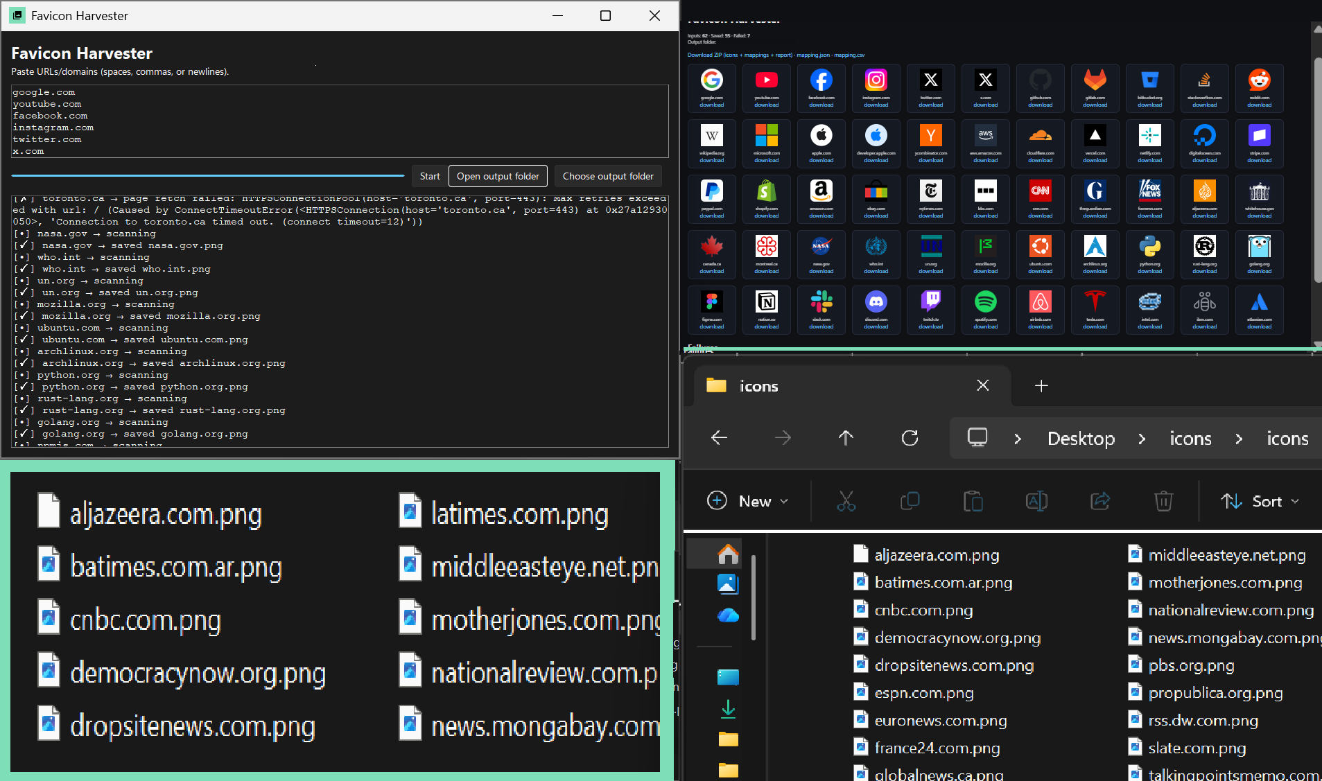 Favicon Harvester gallery image