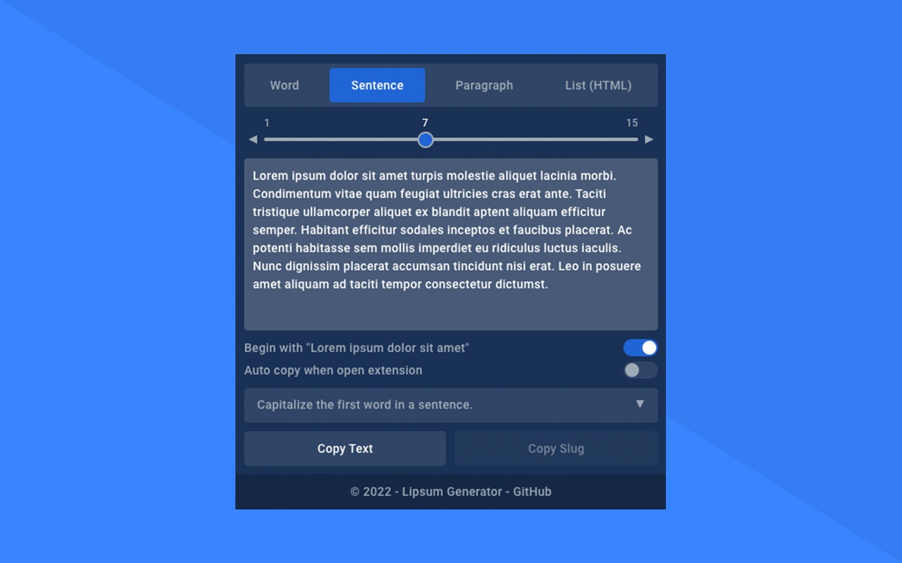 Lipsum Generator gallery image