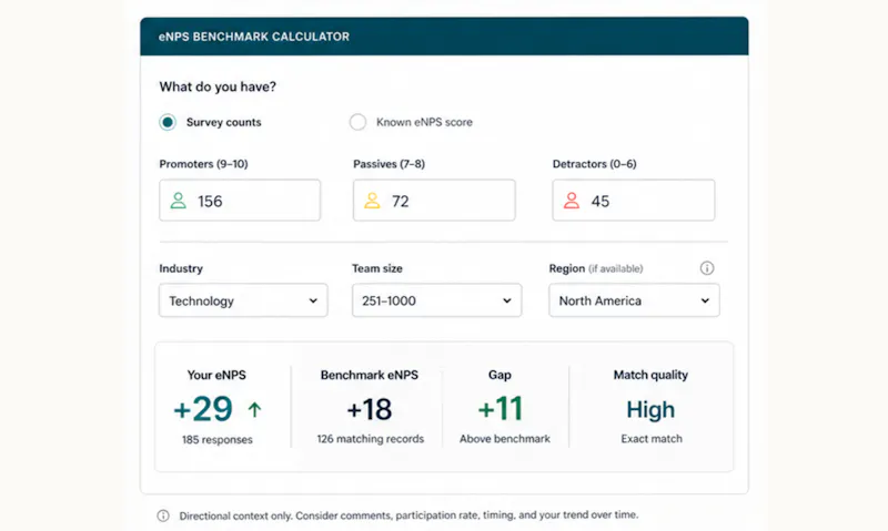 eNPS Tools - Culture Benchmark for HR  screenshot 3