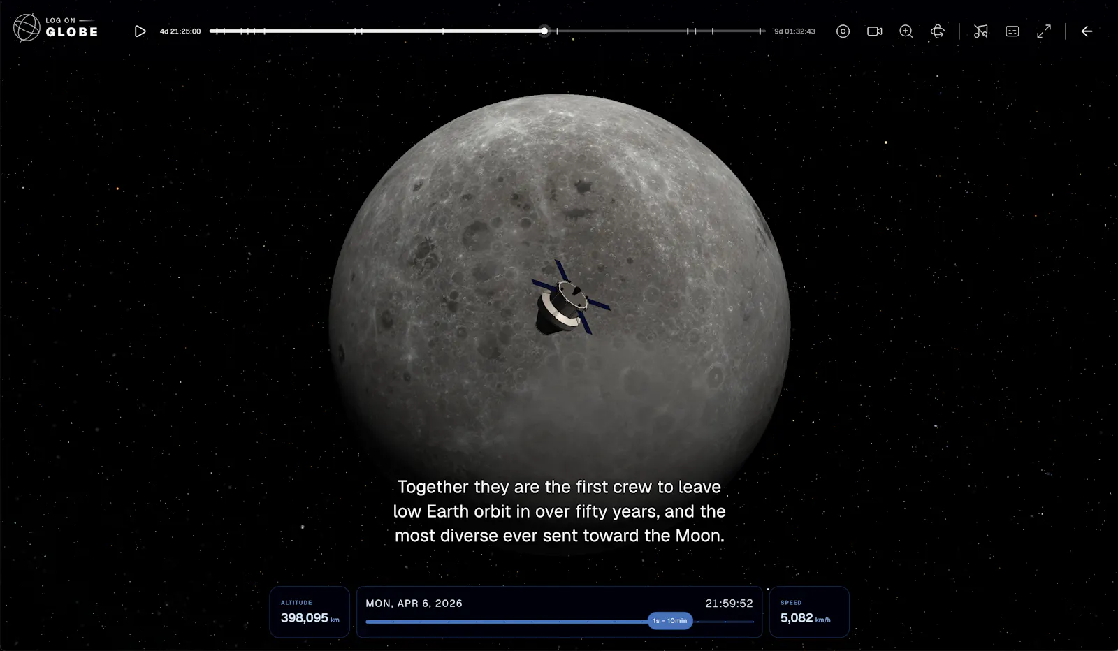 LOG ON GLOBE screenshot 8