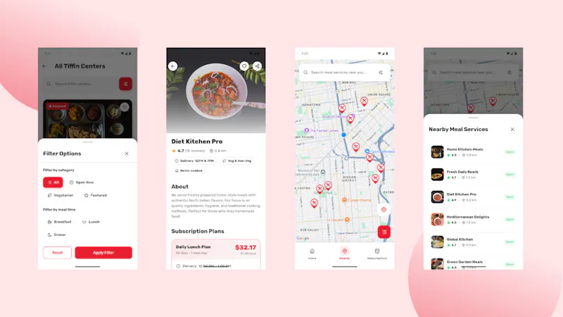 Eativo: Flutter Meal App UI Kit screenshot 2