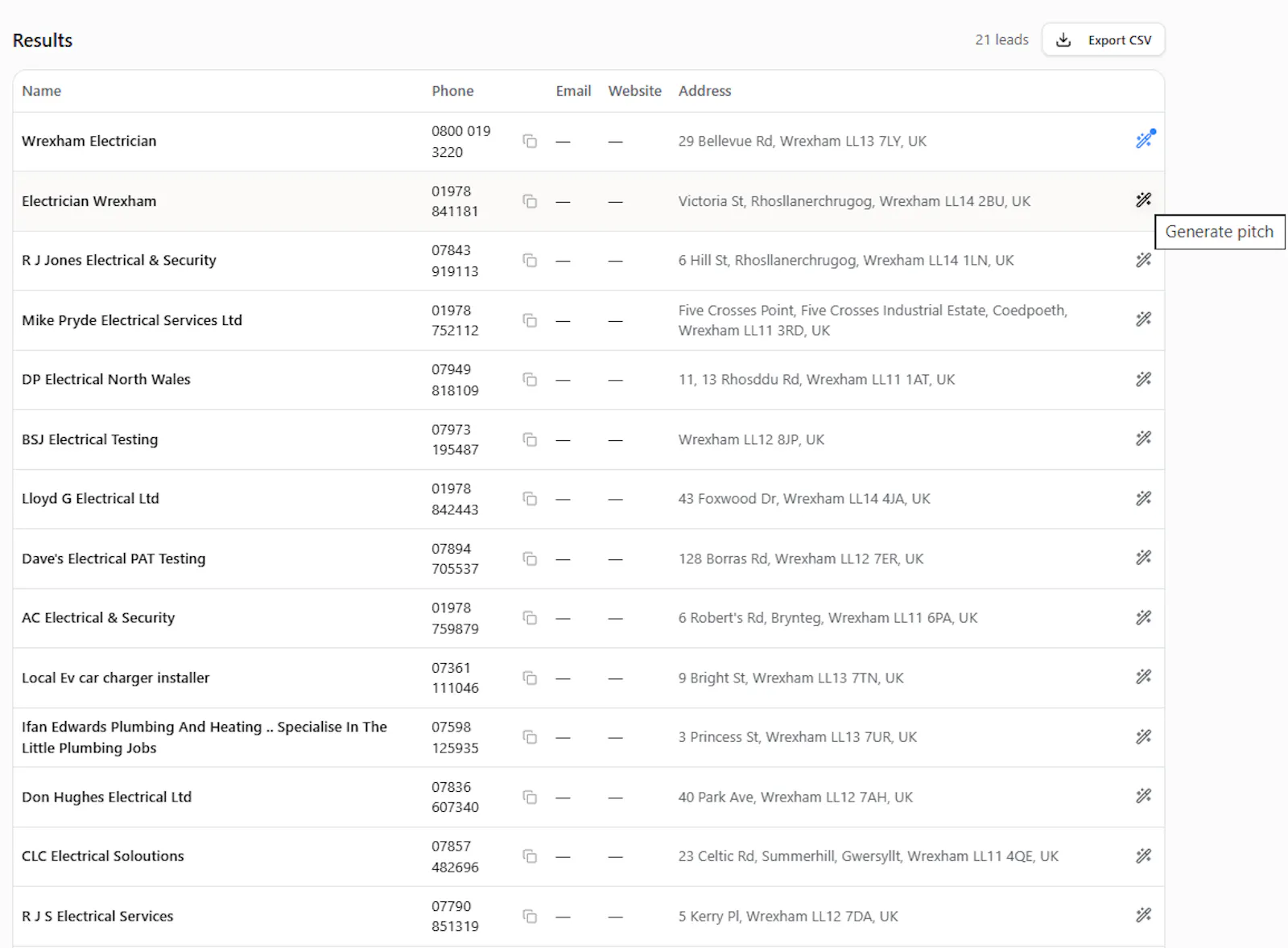 404leads screenshot 4