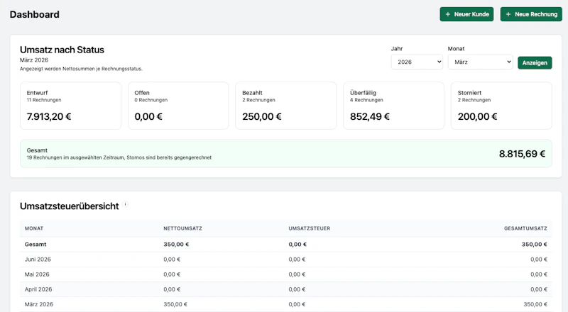 billmatic screenshot 2