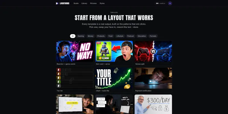 Loudthumb screenshot 2