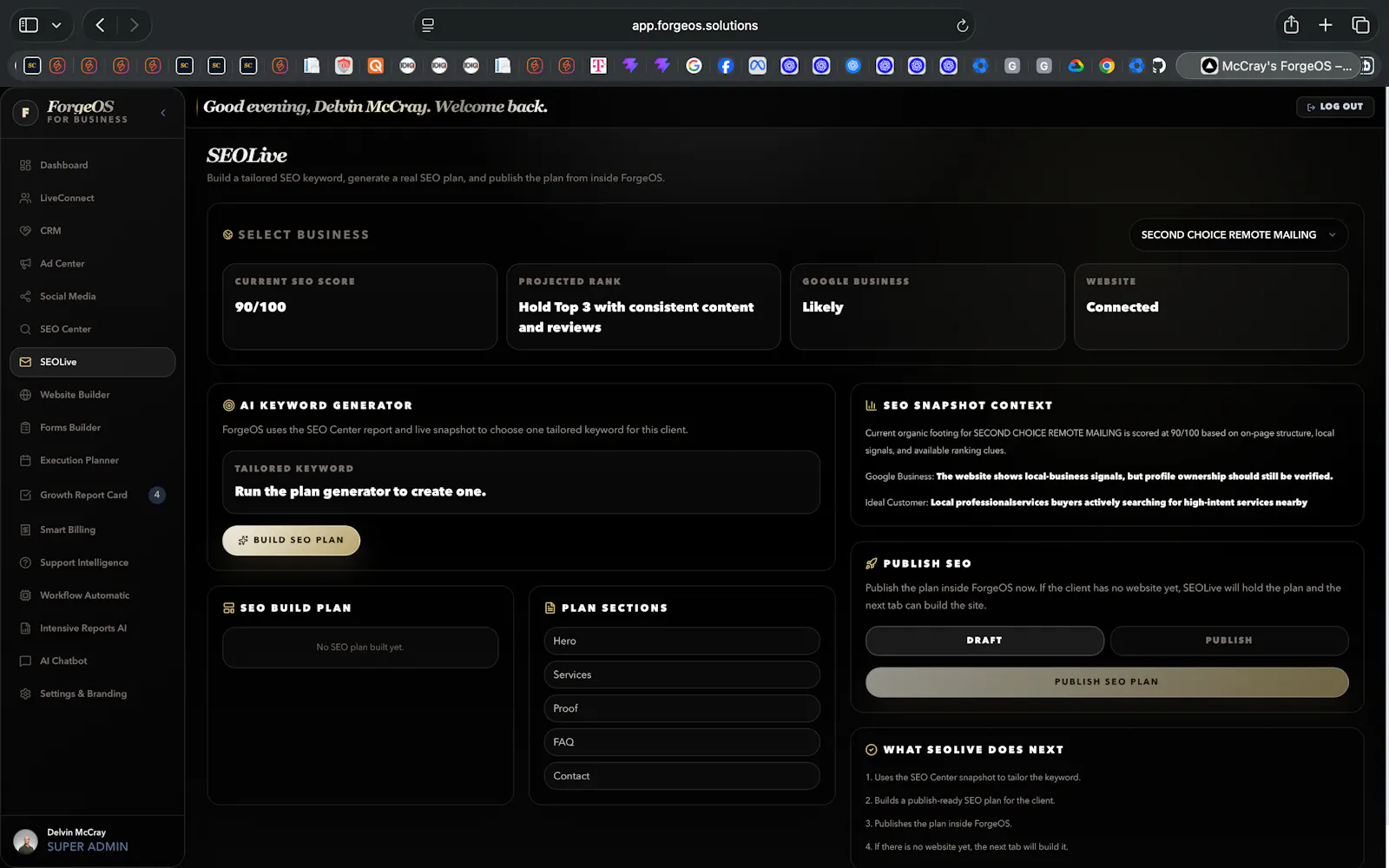 MarketHubOS screenshot 1