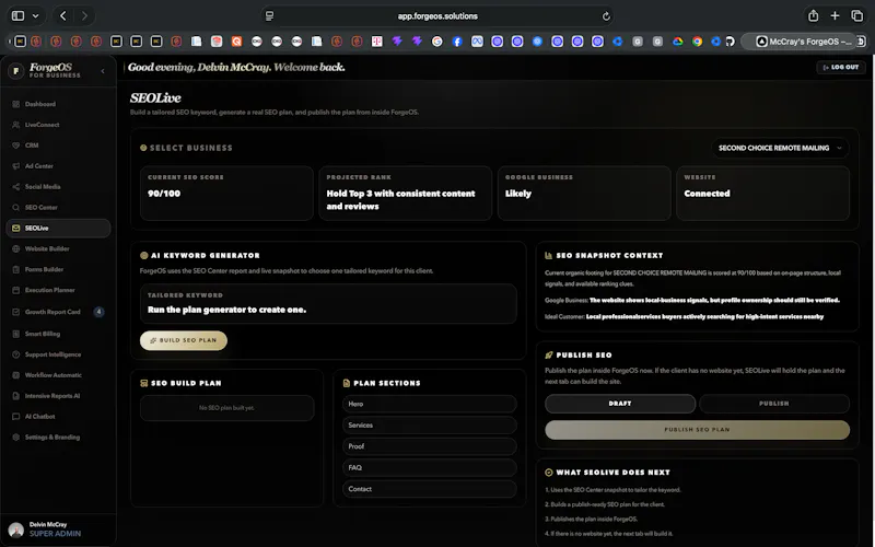 MarketHubOS screenshot 1