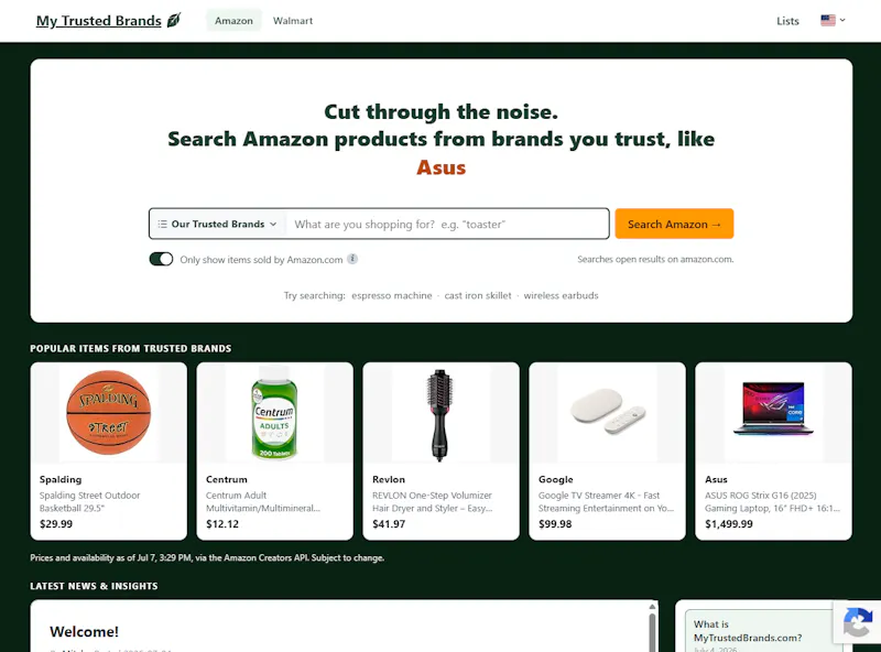 MyTrustedBrands.com screenshot 3