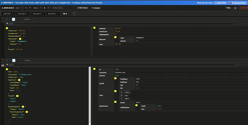 XTools - JGrid X, Apex/LWC Flow, Debug  screenshot 1