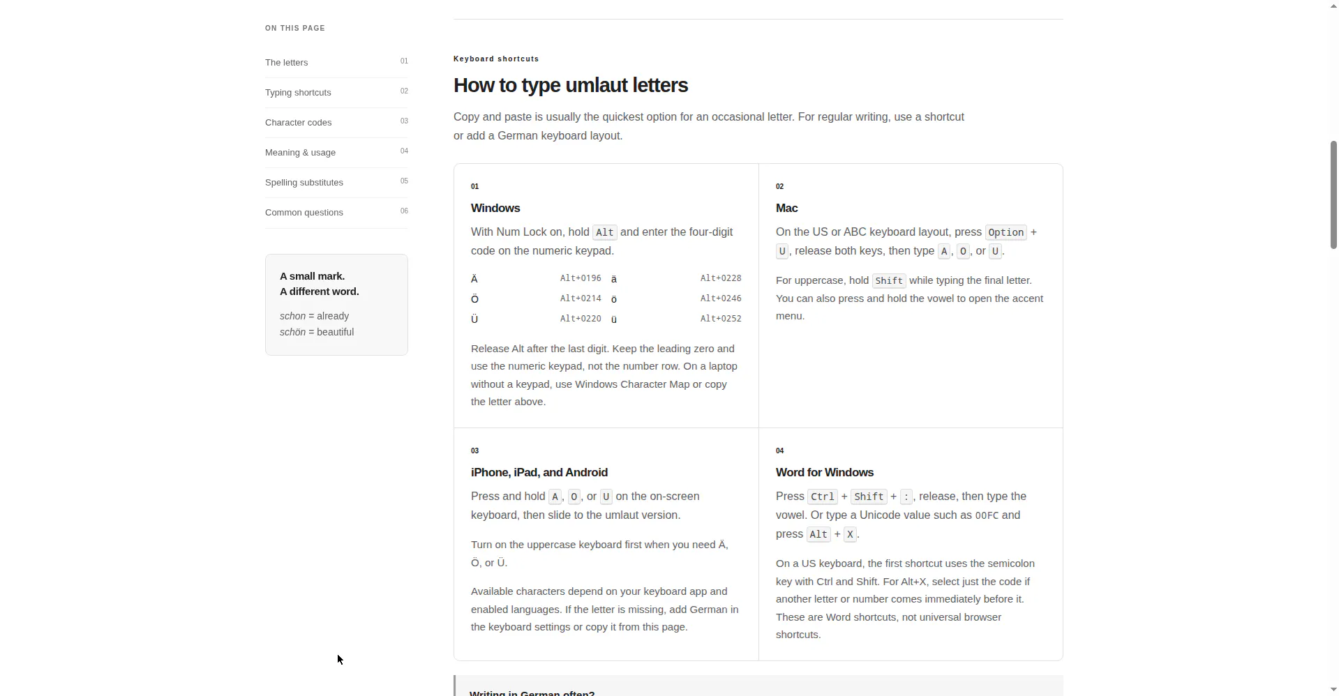 Umlaut Letters gallery image