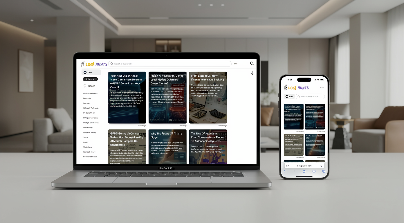 Loghunts - Main product screenshot demonstrating key features and user interface