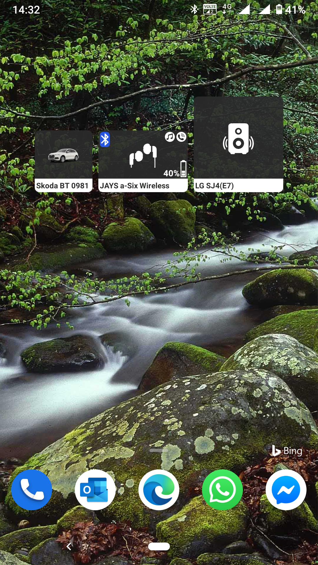 Bluetooth audio device widget gallery image