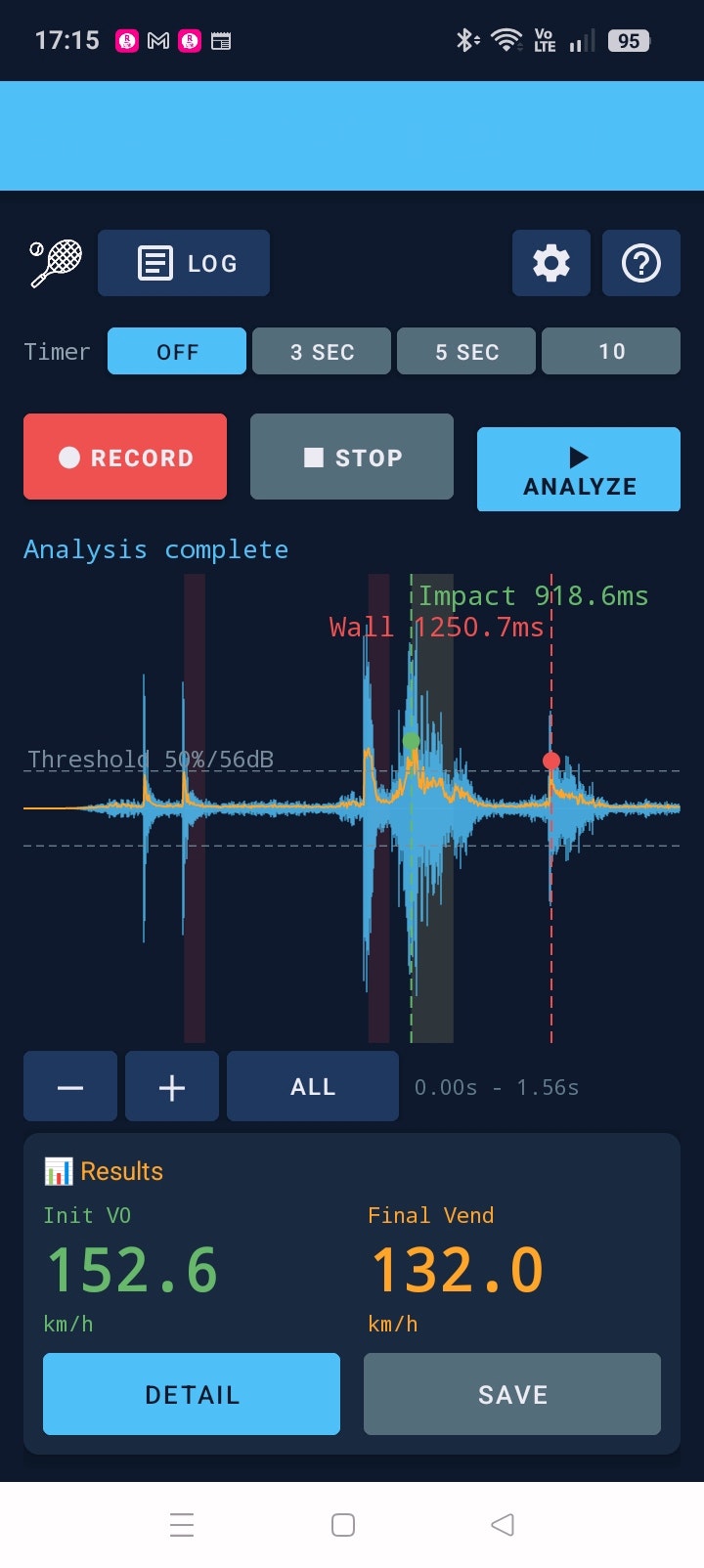 AudioSpeedGun for Tennis Serve gallery image