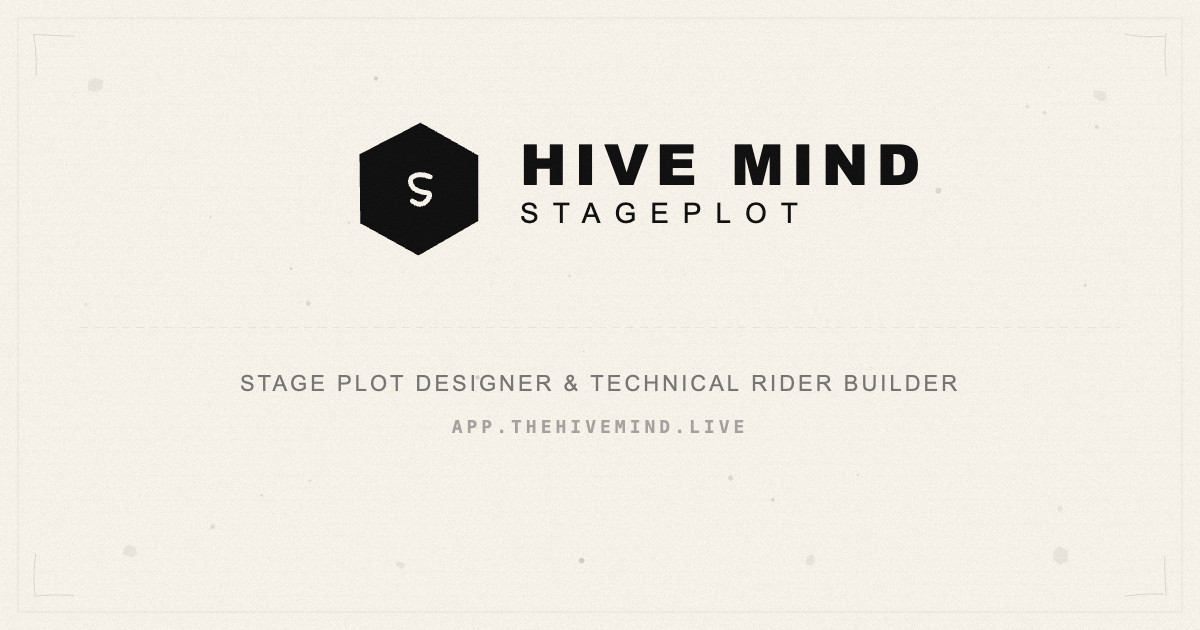 HIVEMIND Stage Plot Creator gallery image