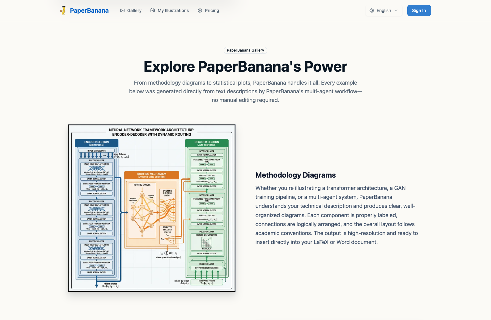 PaperBanana - Screenshot 5 showing product features and functionality