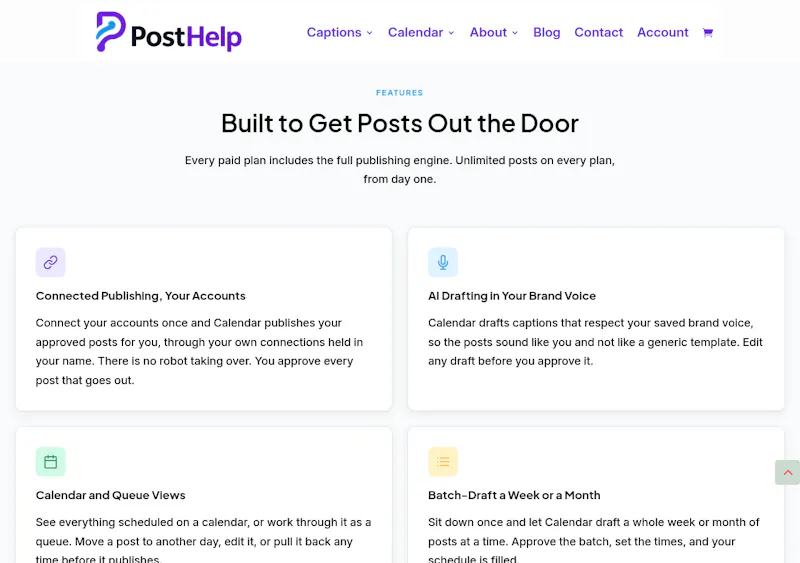PostHelp Calendar screenshot 6