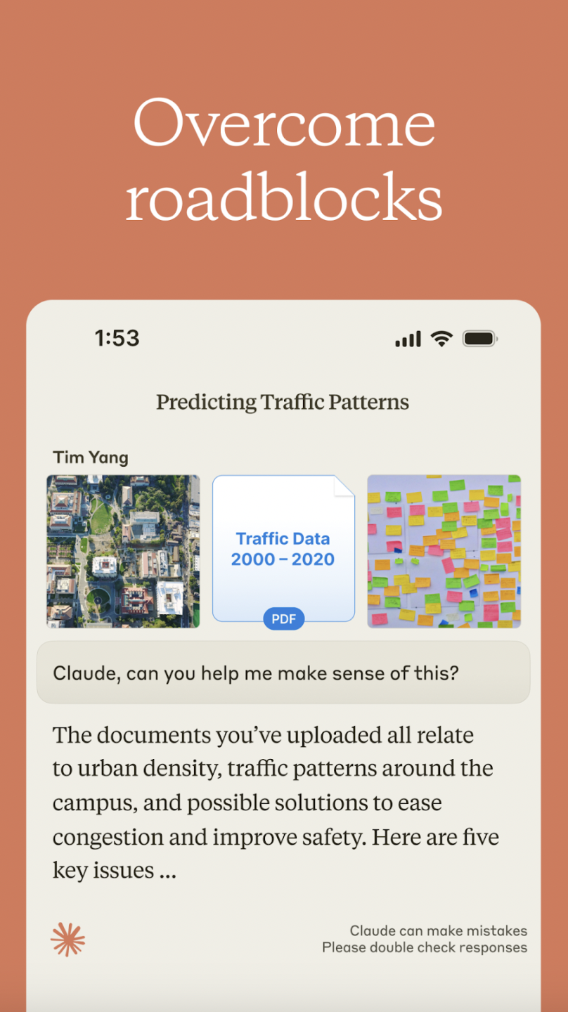 Claude para iOS - La asistente oficial de inteligencia artificial de Anthropic, en tu bolsillo trasero media 5