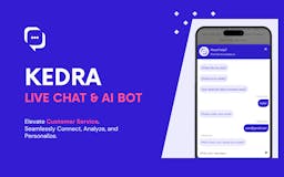 Kedra Live Chat & AI Chatbot media 1