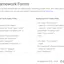 Framework Forms