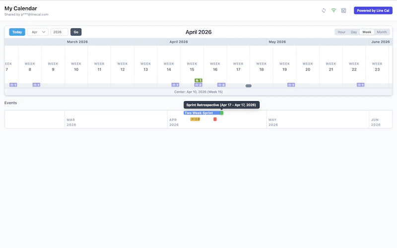 Line Cal screenshot 3