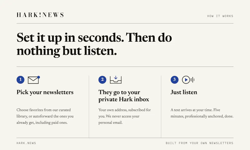 Hark.News screenshot 4
