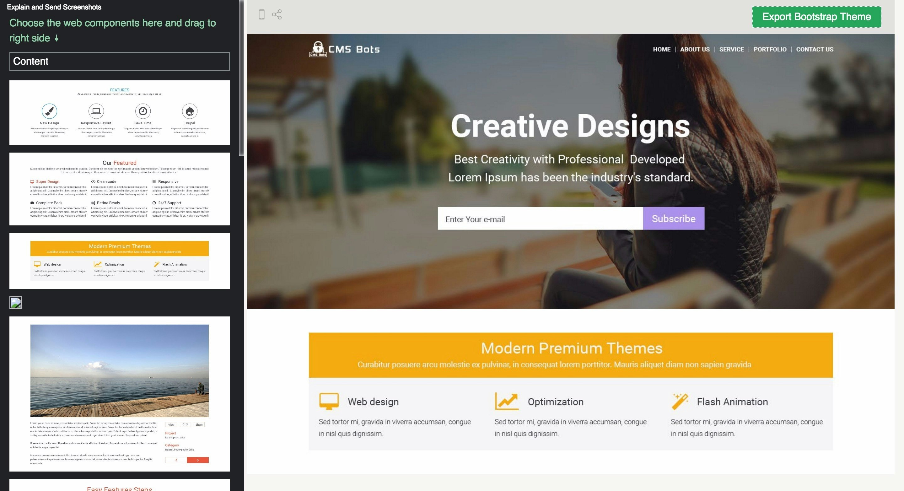 Bootstrap Generator gallery image