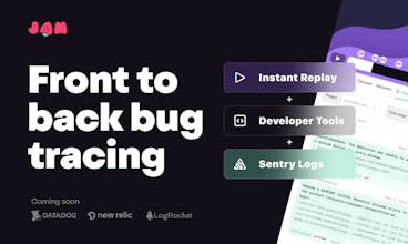 Backend log integration for comprehensive bug tracing