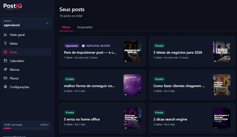 Postig screenshot 1
