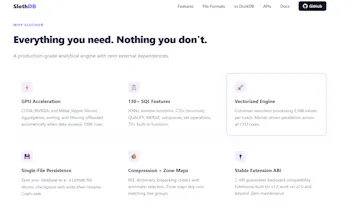 SlothDB gallery image