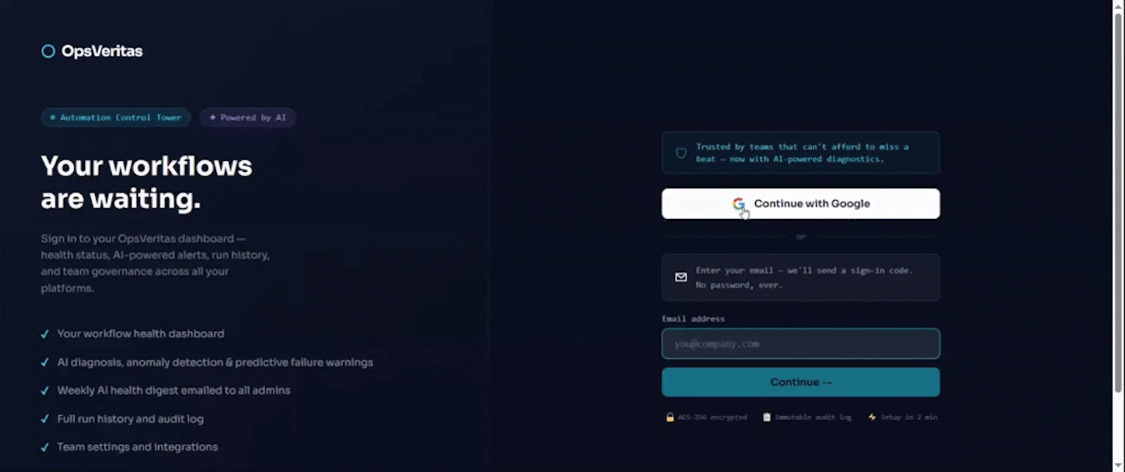 OpsVeritas screenshot 1 (video preview)