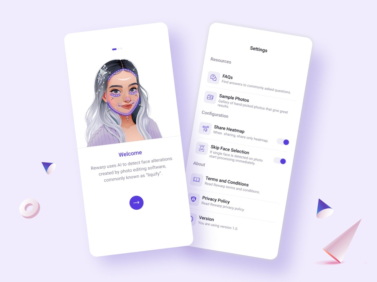 Rewarp App gallery image