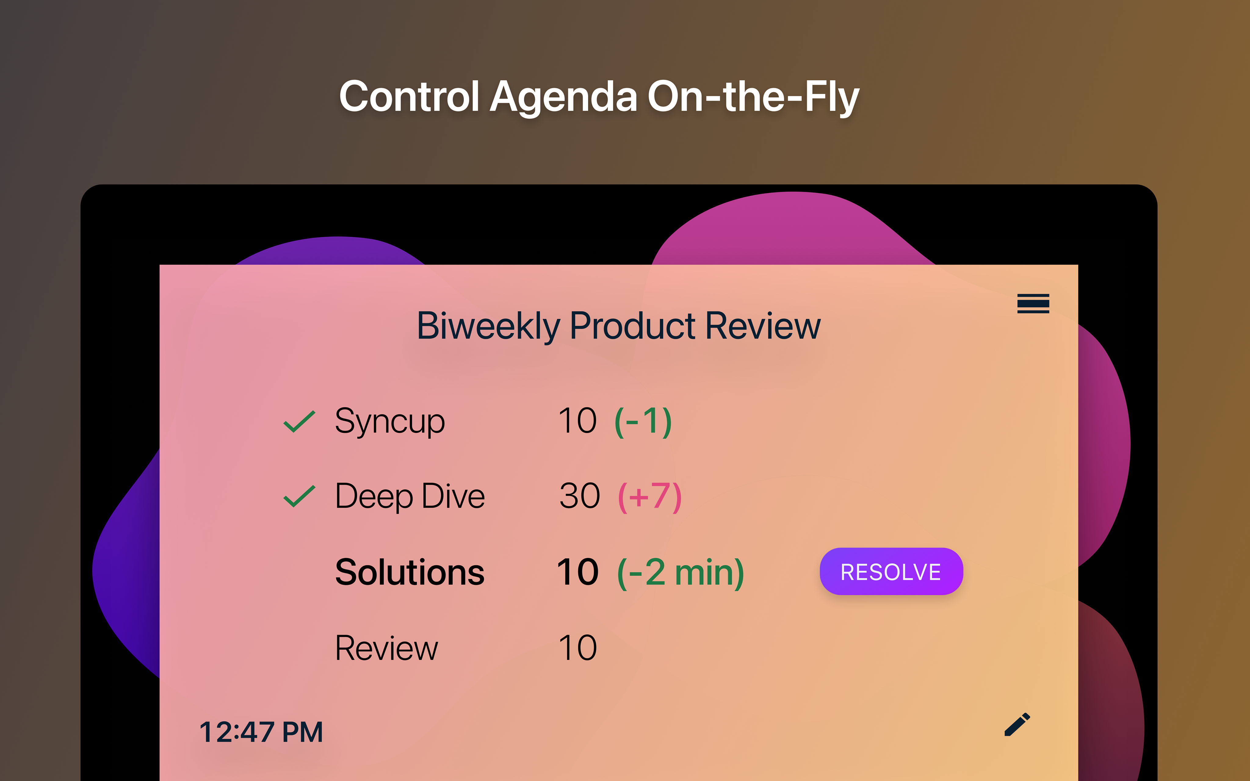 ZoomAgenda gallery image