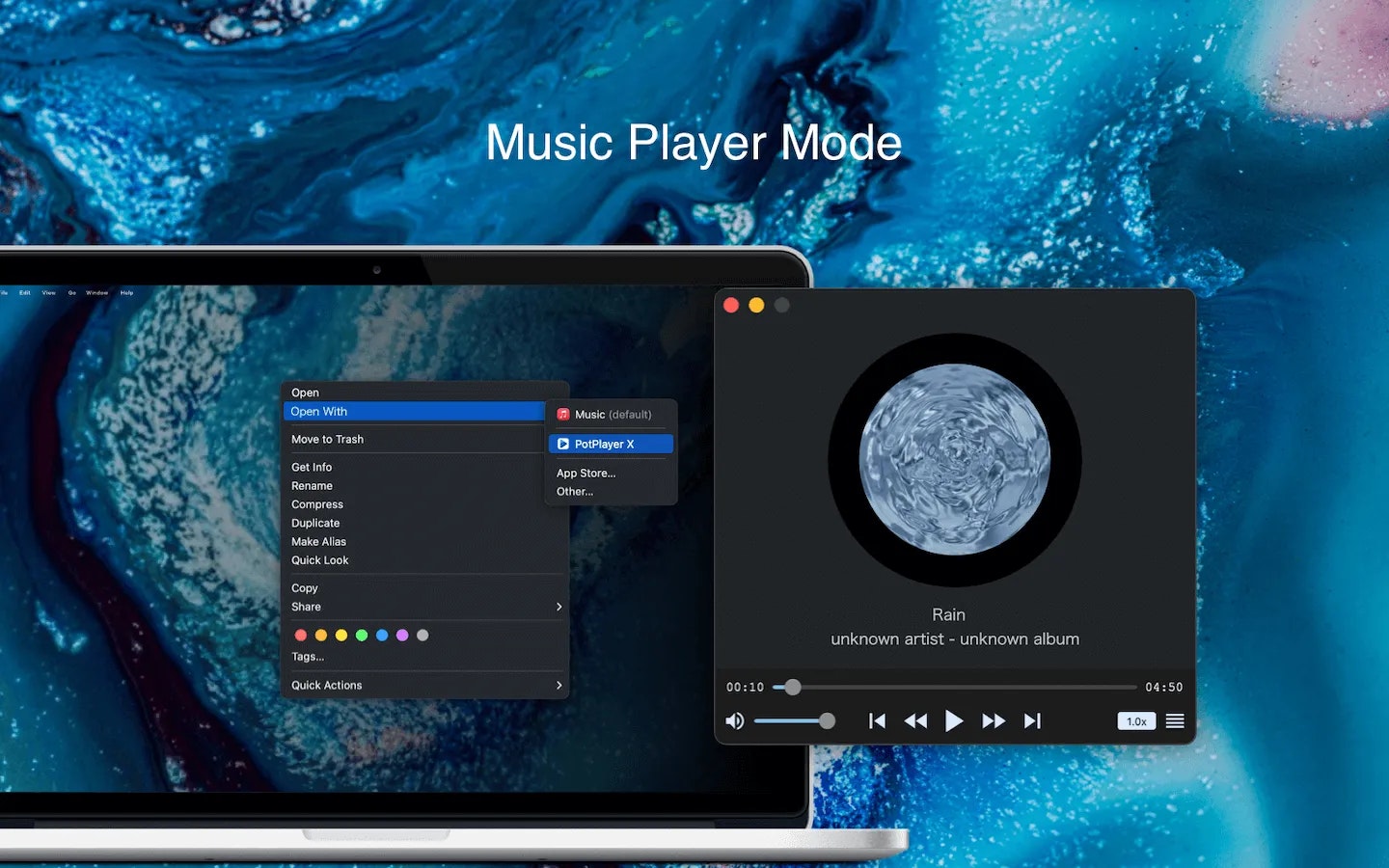 FIG Player - เครื่องเล่นวิดีโอ MAC ที่ดีที่สุด media 4