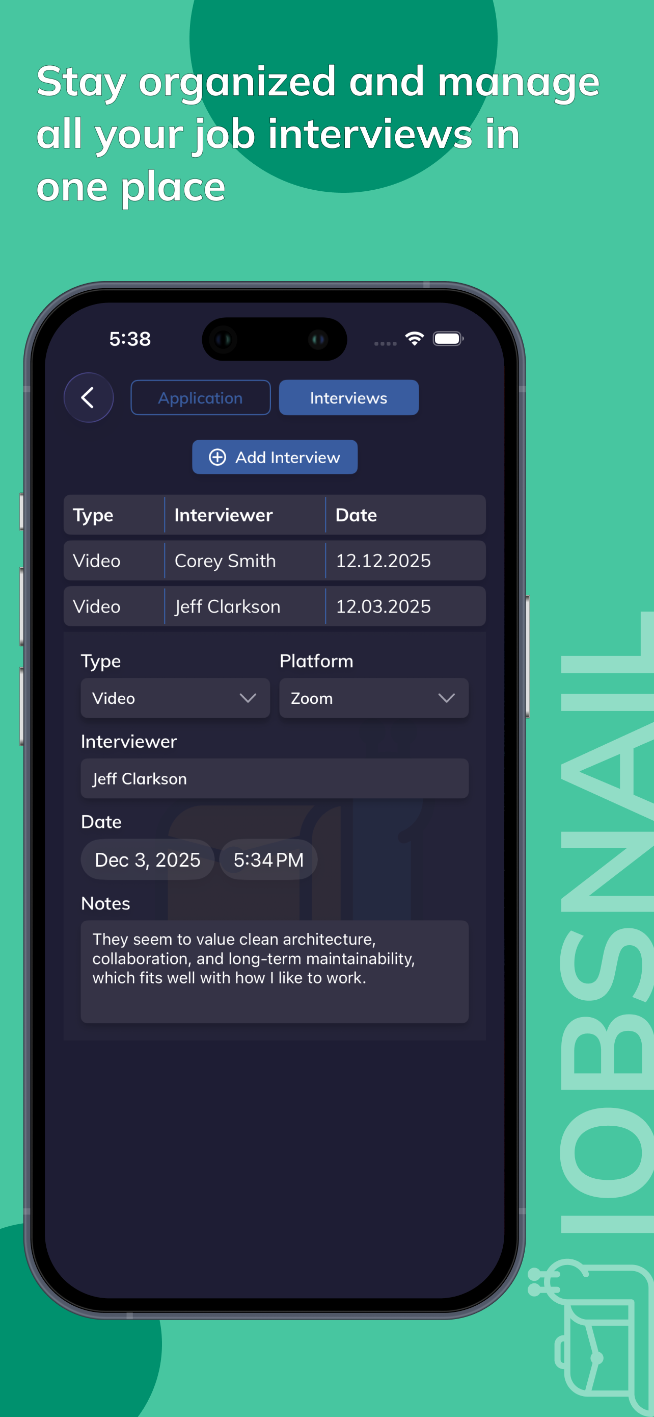 JobSnail - Screenshot 3 showing product features and functionality