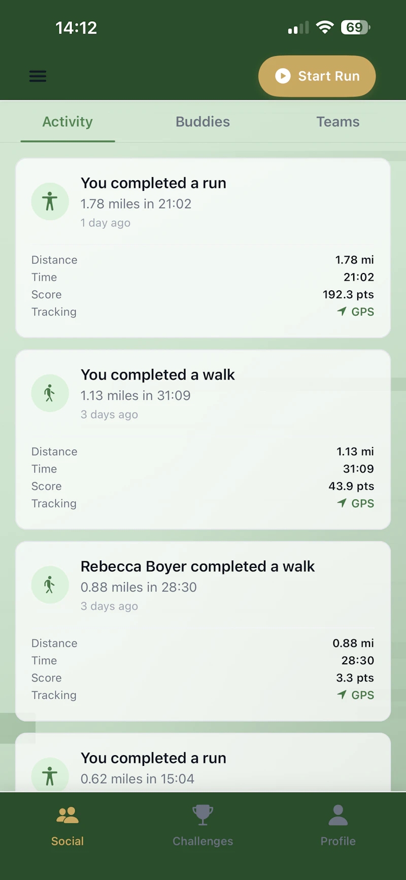 Challenge Run screenshot 3