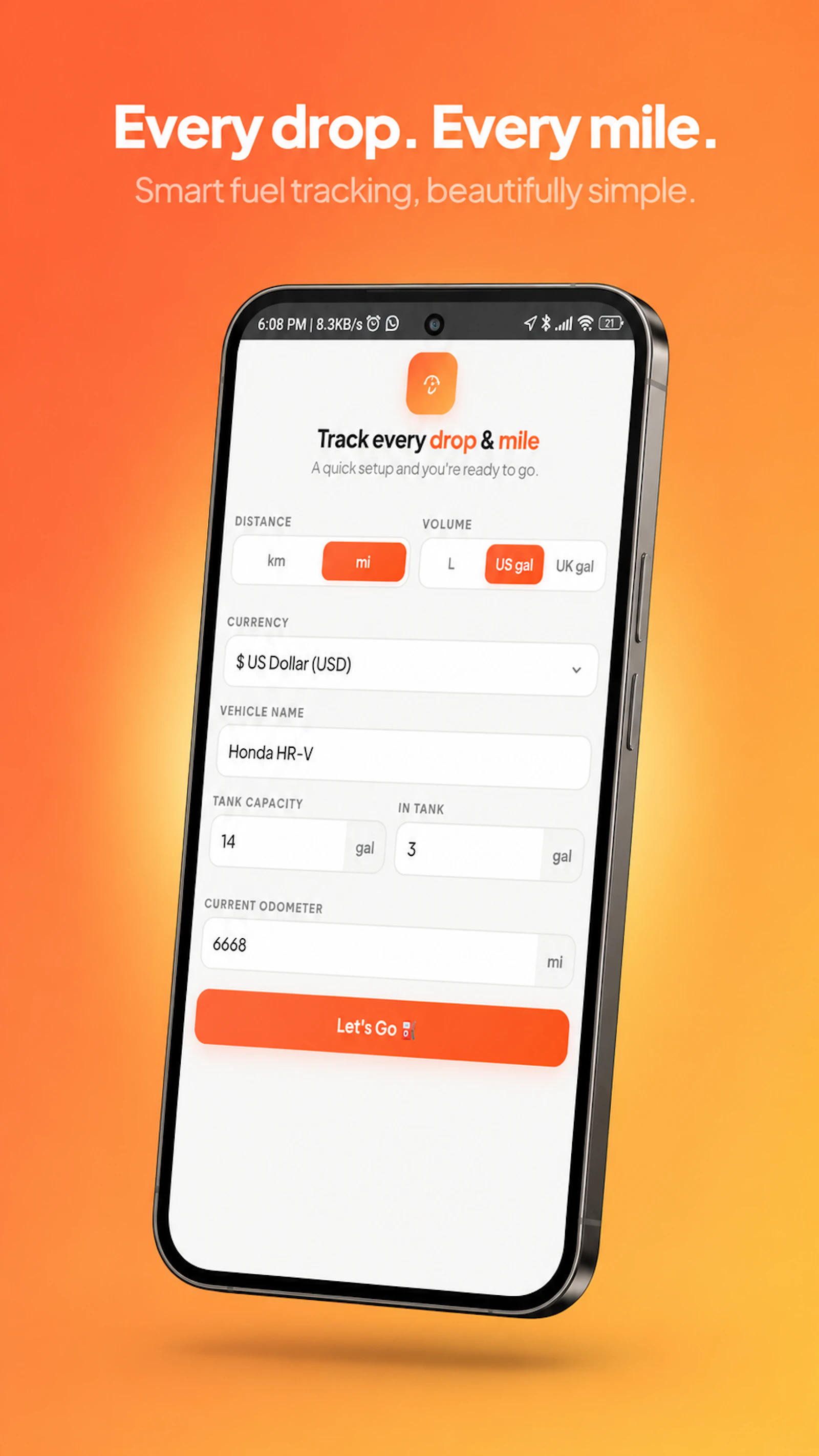 Tankly: Fuel & Mileage Tracker screenshot 2