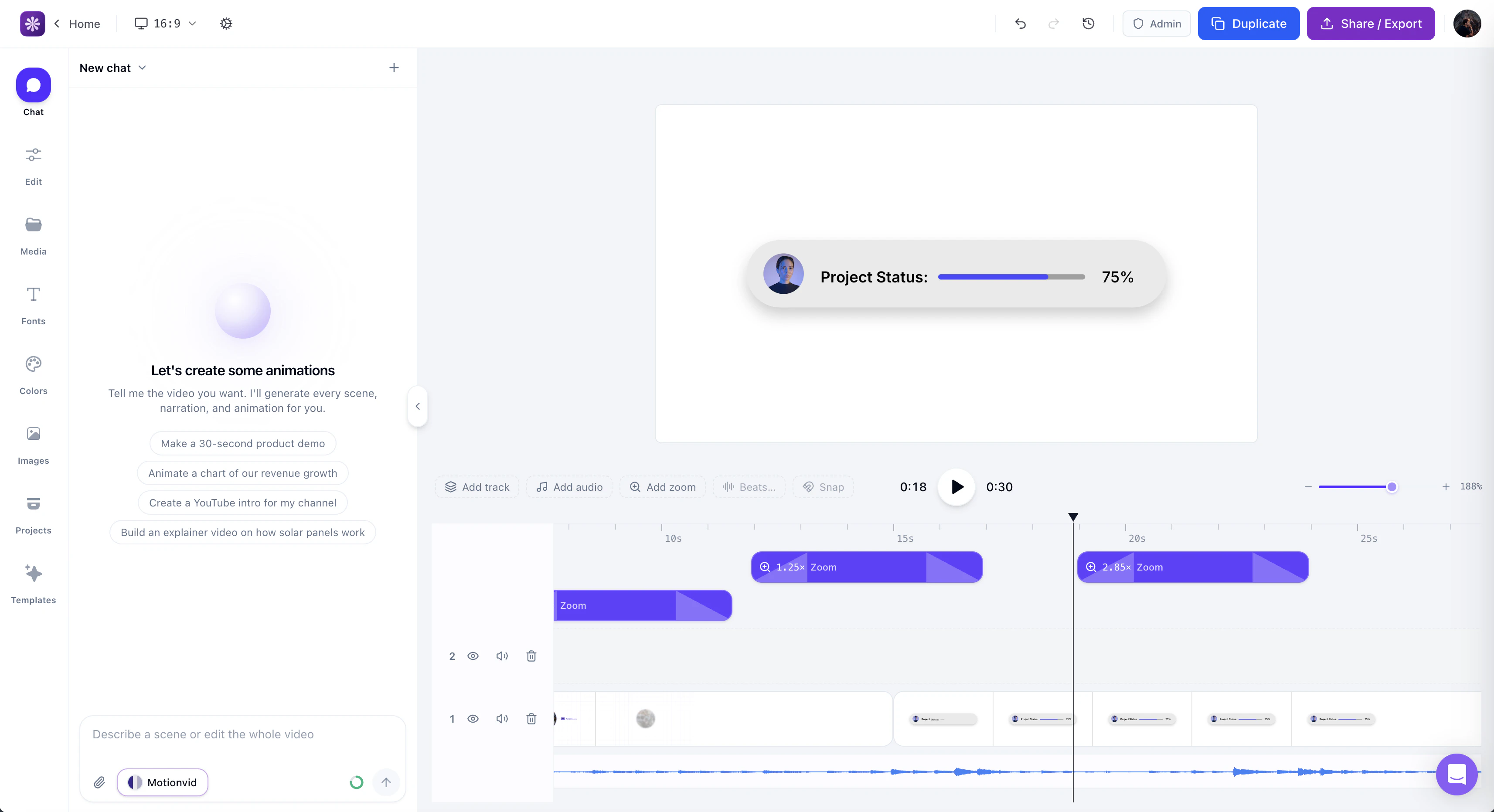motionvid.ai screenshot 1