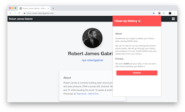 Clean my History gallery image