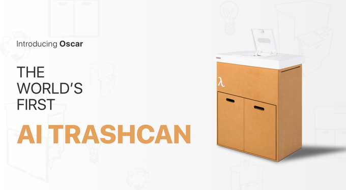Oscar the world’s first AI trash can gallery image