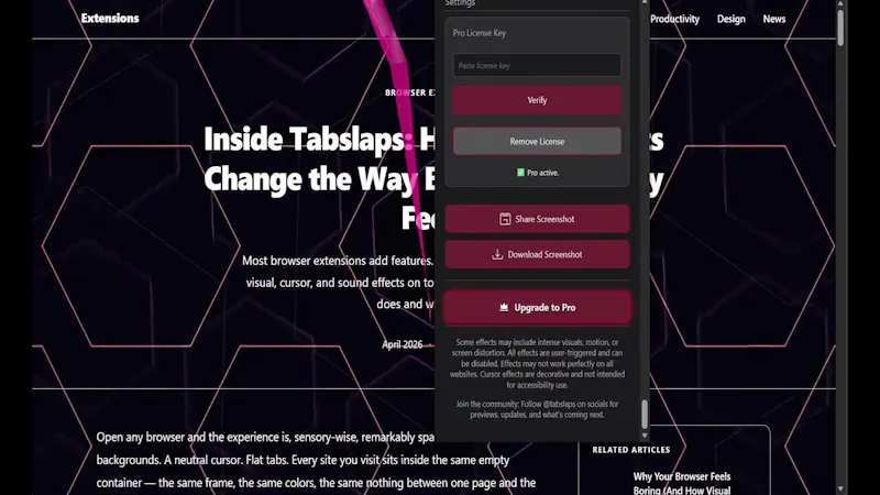Tabslaps screenshot 1 (video preview)