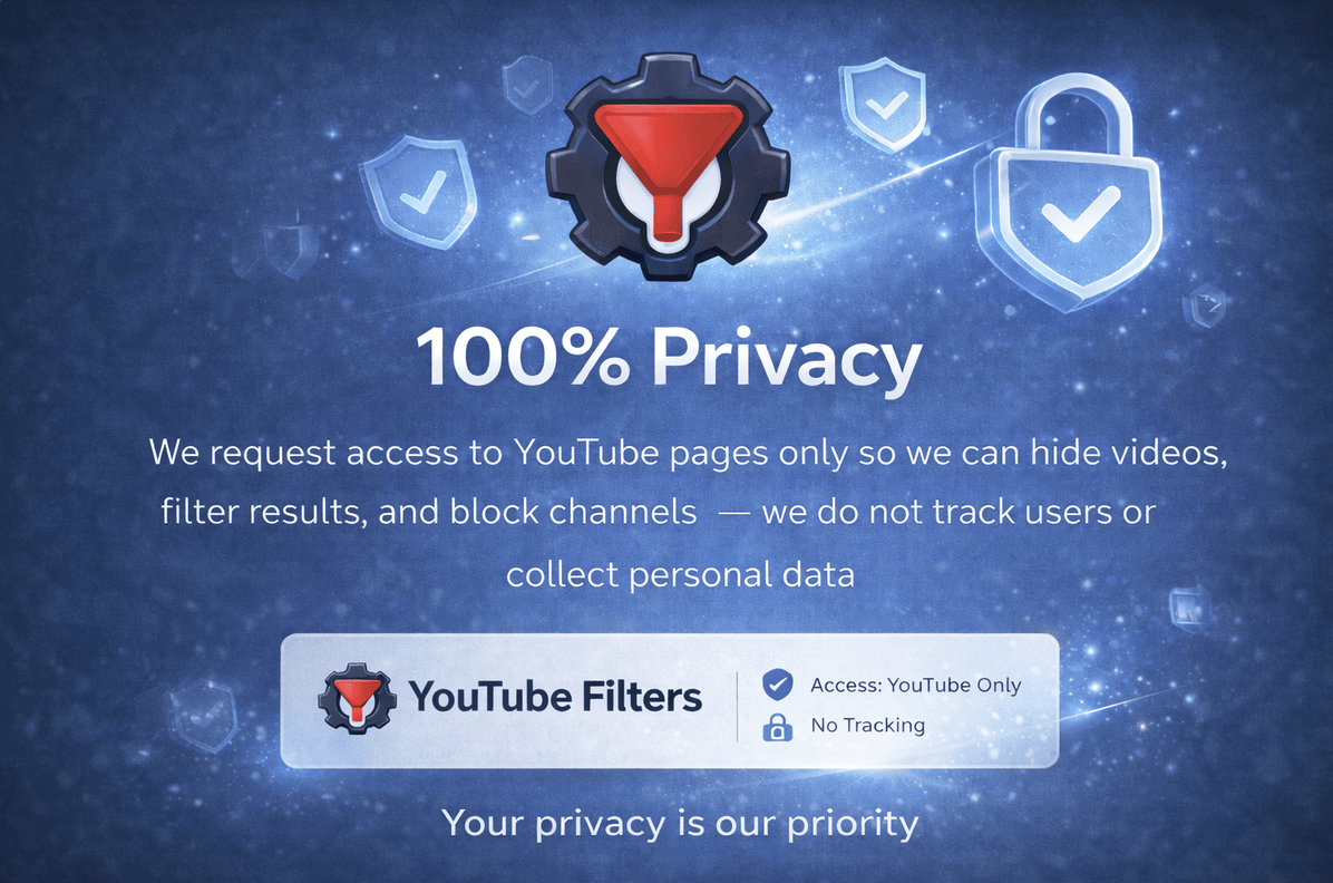 YouTube Filters - Screenshot 2 showing product features and functionality